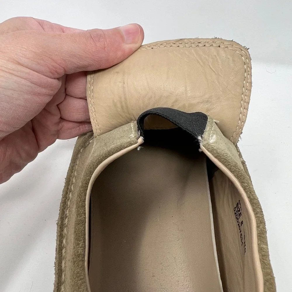 Dr Martens Men's Brown Slip-On Suede Loafers Size 8UK HTF‎ Y2K Made in England